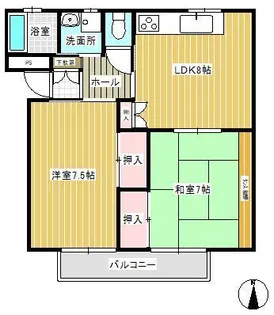 ビラMIYOSHI【1階】の間取り