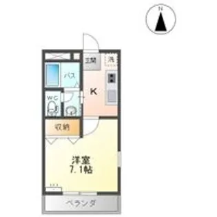 コンフォール【2階】の間取り