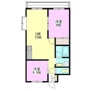 グレイスメゾン飯島【1階】の間取り