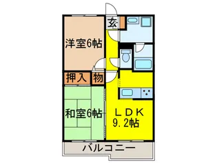 グランドゥ-ル上石神井【2階】の間取り