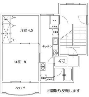 カーサ・Buono【1階】の間取り