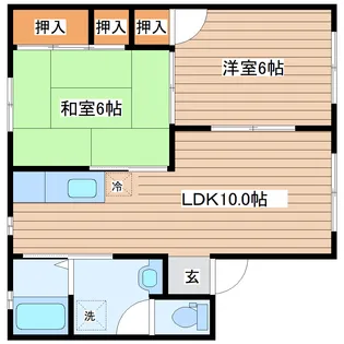 KMD弐番館【1階】の間取り
