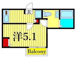 Valshe高砂【3階】の間取り