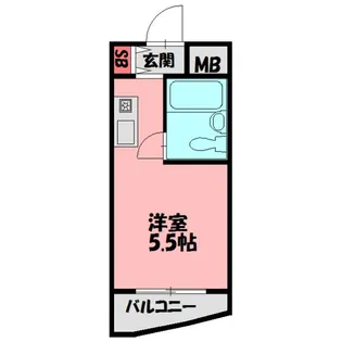 エムロード滝井【5階】の間取り