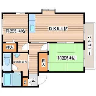 アルカディアYOU【2階】の間取り