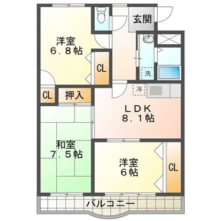 ベレーザII【2階】の間取り