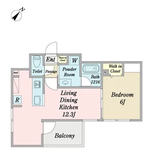 クラーロ【4階】の間取り