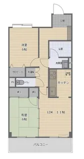 小松日の出ビル【4階】の間取り