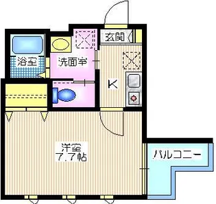 シェルムラフィナート【1階】の間取り