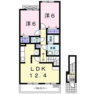 ヴィンヤード甲州【2階】の間取り