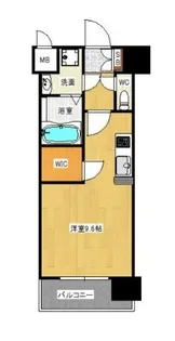 ラファセルフィーナ天神【9階】の間取り