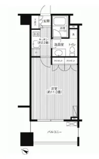 グランハイツ代々木【9階】の間取り