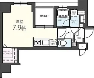 エリートタウン日本橋【4階】の間取り