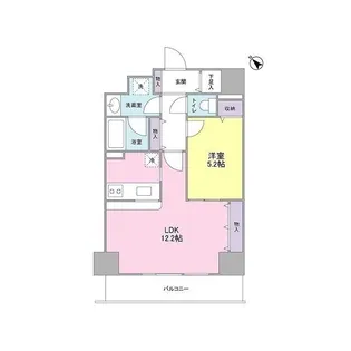 TKフラッツ渋谷【1階】の間取り