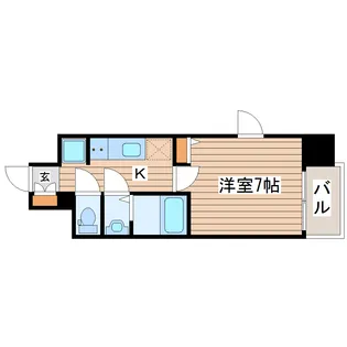 エルスタンザ上杉公園【8階】の間取り