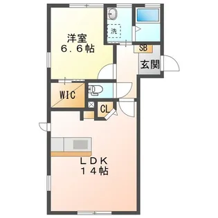 ミズキ B【1階】の間取り