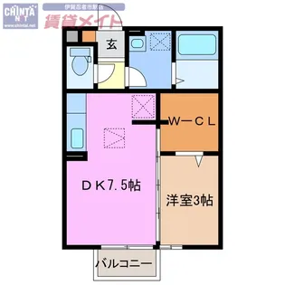 グランモアゆめが丘 C棟【1階】の間取り