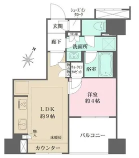 ベリスタ横浜弐番館【2階】の間取り