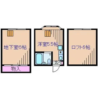 プラザUSA菊名【1階】の間取り