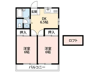 兼六コーポ滝山【2階】の間取り