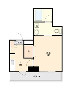 リエス高尾【1階】の間取り