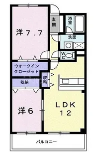 ウィスタリア【3階】の間取り