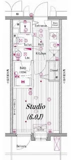 グランド・ガーラ横濱元町【10階】の間取り