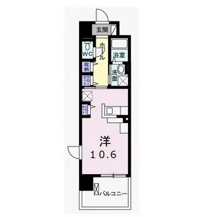 ライツェント ヴォーネン【7階】の間取り