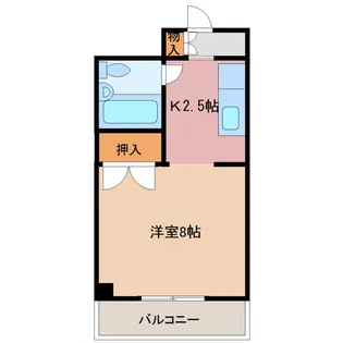 第2ビューハイツ兄山【3階】の間取り