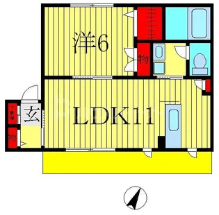 NTドミールI【1階】の間取り