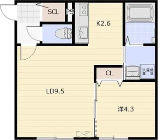Sympathy(シンパシー)【3階】の間取り