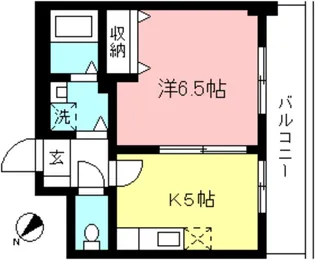 プレミール中野島【3階】の間取り