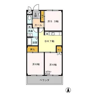 酒井ビル【3階】の間取り