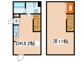 たすきCRASSO都立大学A棟の間取り