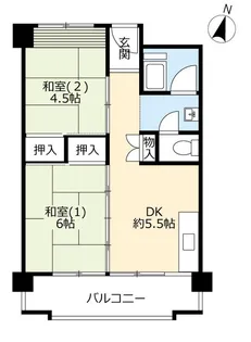 UR下野池【10階】の間取り