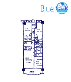 ビクトリアヒルズ横浜サウス E棟【2階】の間取り