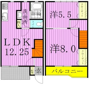 シャルム・Iの間取り