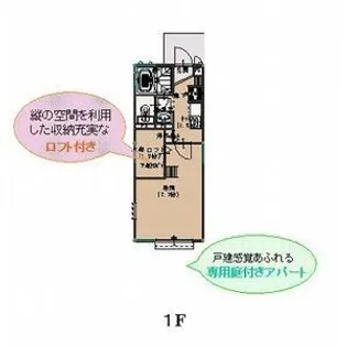 Kiratech White(キラテック ホワイト)【1階】の間取り