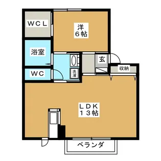 Home Like 野ばら【1階】の間取り