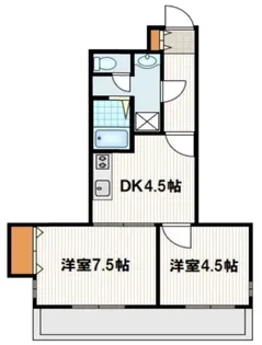 ウィンサム高円寺【3階】の間取り