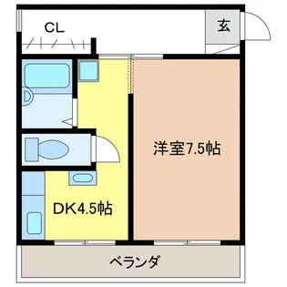 タリーズ【2階】の間取り
