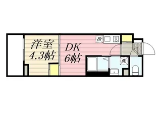 HF西巣鴨レジデンス【4階】の間取り
