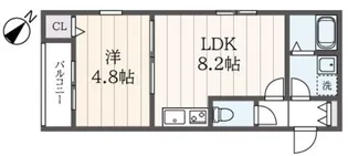La-Crea ZII(ラクリエ・ゼットツー)【3階】の間取り