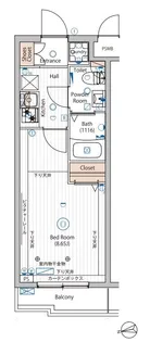 ヴォーガコルテ大森東【3階】の間取り