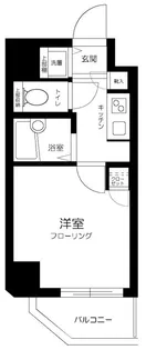 スカイコート代々木【6階】の間取り