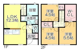 グランメゾンIII【1階】の間取り