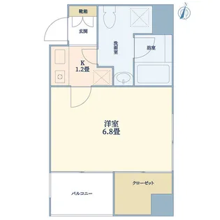 メゾン・ド・ソレイユ【2階】の間取り