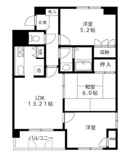 幕張イースト【1階】の間取り