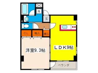 コルネッホII【2階】の間取り