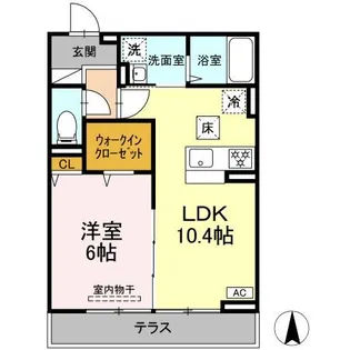 D Paina 矢向【1階】の間取り